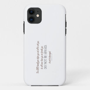 Case-Mate iPhone Case Deuteronomy 31 Do Not Be Afraid, Floral Borders