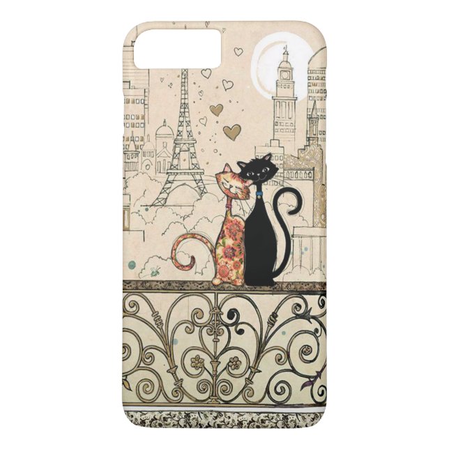 Coques Case-Mate iPhone Deux chats amoureux (Dos)