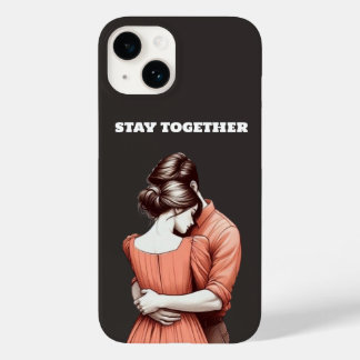 Coque Pour iPhone 14 Deux coeurs connectés| Restez unis