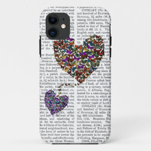Coque iPhone 11 Deux coeurs de papillon