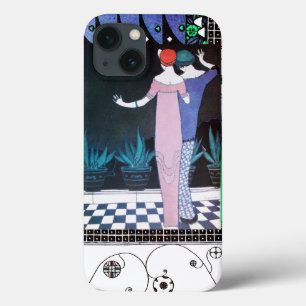 iPhone 13 Coque DEUX FEMMES DANS LA NUIT Art Déco Beauté Mode