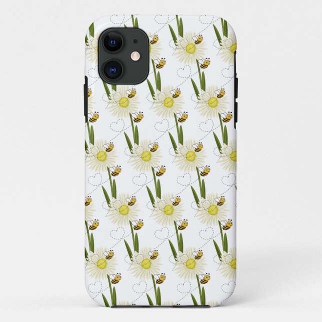 Coques Case-Mate iPhone Deux petites abeilles mignonnes (Dos)