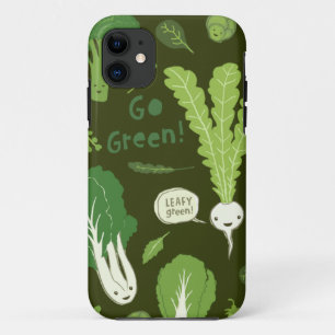Etui iPhone Case-Mate Devenez écolo ! (Vert feuillu !) légume sain