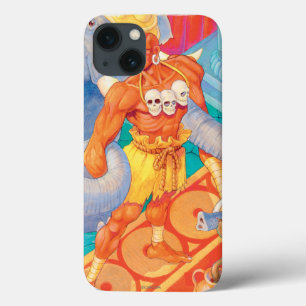 Etui iPhone 13 Dhalsim Avec Animaux