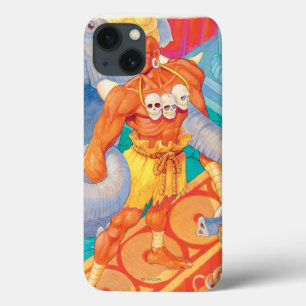 iPhone 13 Case Dhalsim avec des animaux