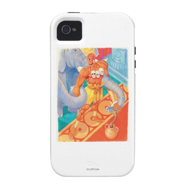 Coques Case-Mate iPhone Dhalsim avec des animaux (Dos)