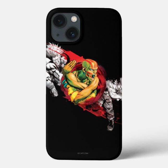 Coques Case-Mate iPhone Dhalsim, Blanka & Guile (Verso)