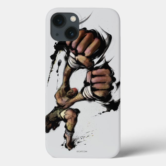 Coques Case-Mate iPhone Dhalsim Long Punch (Verso)