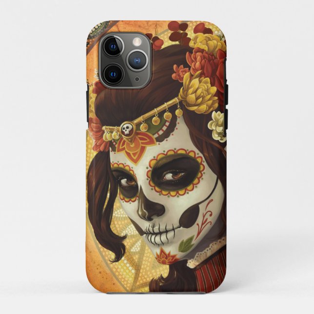 Coques Case-Mate iPhone Dia De Los Muertos Throw Pillow (Dos)