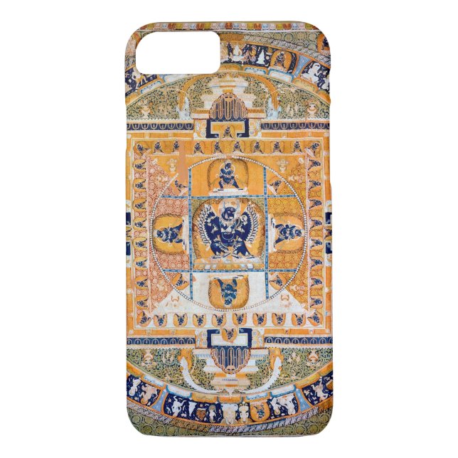 Coques Case-Mate iPhone Diagramme cosmique de Mandala pour la méditation (Dos)