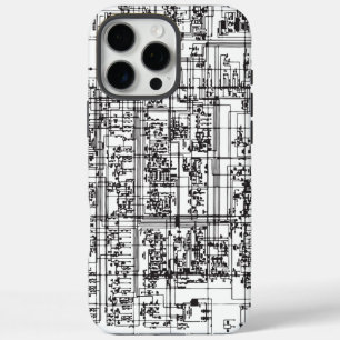 Coques iPhone 16 Pro Max Diagramme de carte de circuits imprimés