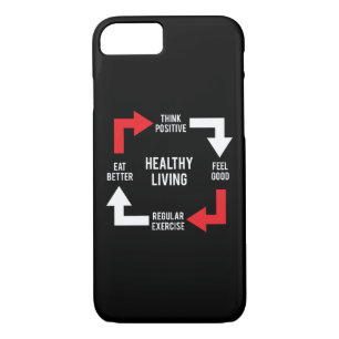Coque Case-Mate Pour iPhone Diagramme des modes de vie sains - Motivation de l