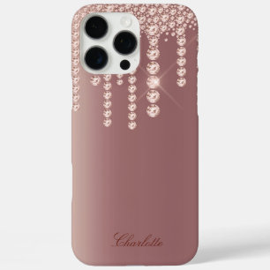 Coques iPhone 16 Pro Max Diamant rose