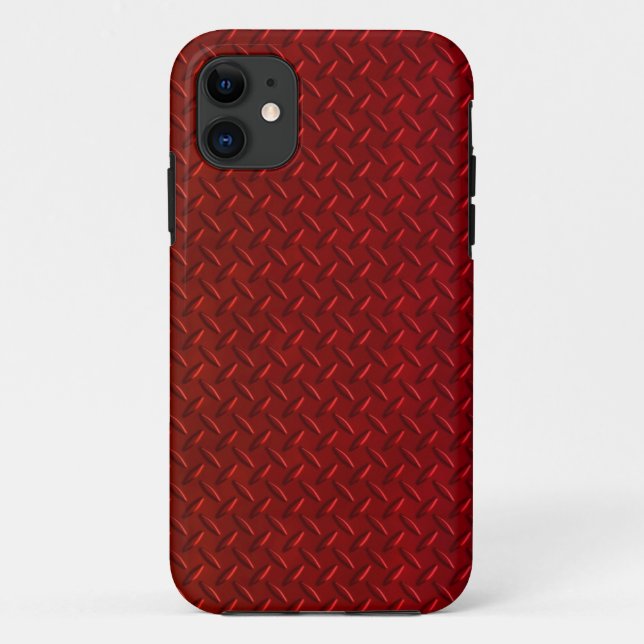 Coques Case-Mate iPhone Diamant rouge (Dos)