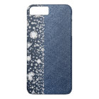 Diamants de denim de jean bleu glamour tendance Bl