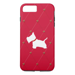 Coque Case-Mate Pour iPhone Diamants de rouge de Westie