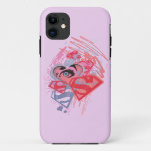 Coque Case-Mate Pour iPhone Diamants et lèvres Supergirl
