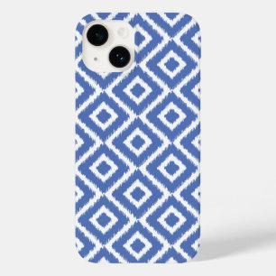 Coques Pour iPhone Diamants Ikat Bleus