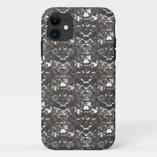 Coques Case-Mate iPhone Diamants noirs (Dos)