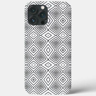 Case-Mate iPhone Case Diamants tribaux noirs Boue Motif africain
