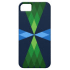 Diamants verts et bleus