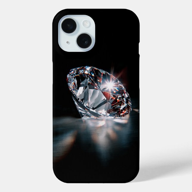 Coques Case-Mate iPhone Diamond iPhone 15 Case – Sparkle with Every Swi (Verso)