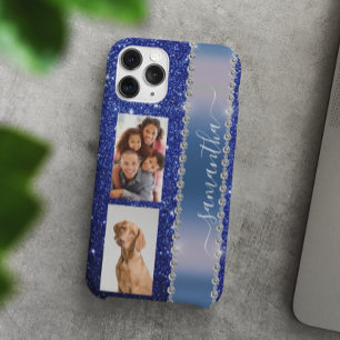 Case-Mate iPhone Case Diamond Photo Parties scintillant Calligraphie Nom