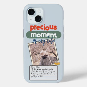 Coque Pour iPhone 15 Diary photo amusant Journal de vie Aventure