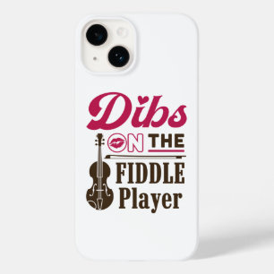 Coque Pour iPhone 14 Dibs sur le joueur Fiddle Fiddler Femme amie