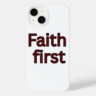 Coque Pour iPhone 14 Dicton religieux de foi