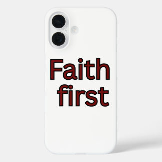 Coque Pour iPhone 16 Dicton religieux de foi