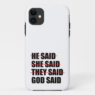 Case-Mate iPhone Case Dieu a le dernier mot