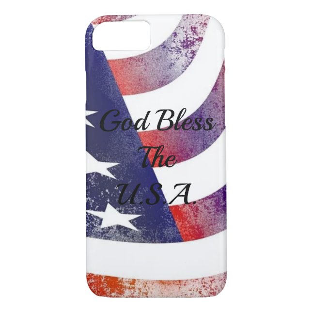 Coques Case-Mate iPhone Dieu bénisse l'affaire téléphonique aux États-Unis (Dos)
