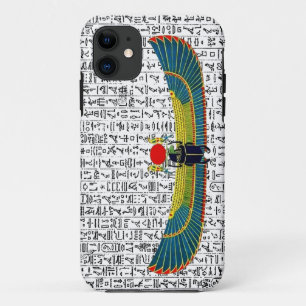 Etui iPhone Case-Mate Dieu égyptien antique Scarab Hiéroglyphes Design