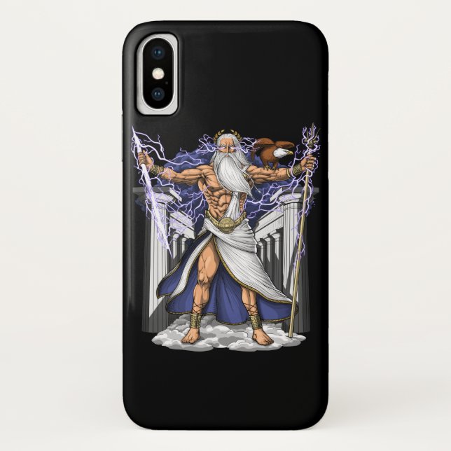 Coques Case-Mate iPhone Dieu grec Zeus (Dos)