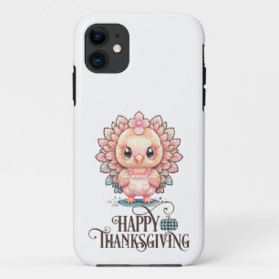 Case-Mate iPhone Case Dinde de Thanksgiving mignonne