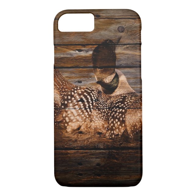 Coques Case-Mate iPhone Dingue en bois d'oiseaux aquatiques de pays (Dos)