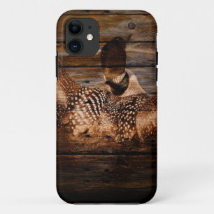 Coques Pour iPhone Dingue en bois d'oiseaux aquatiques de pays