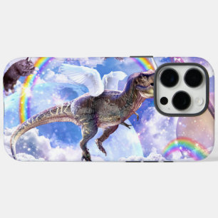 Coques iPhone 16 Pro Max dinosaure arc-en-ciel unicorne dinocorne