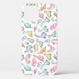 Case-Mate iPhone Case Dinosaures mignons, motif d'aquarelle pour enfants