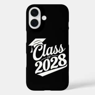 Coque Pour iPhone 16 Diplômé fier de la promotion 2028 Remise des diplô