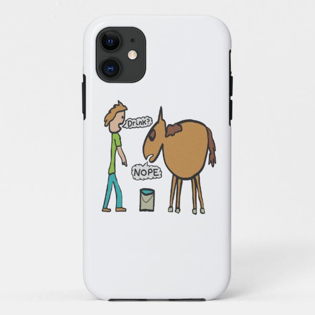Coques Case-Mate iPhone Dirigez Un Cheval Vers L'Eau (Dos)