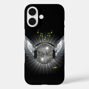 Coque Pour iPhone 16 Disco Ball Wings