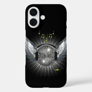 Coque Pour iPhone 16 Disco Ball Wings