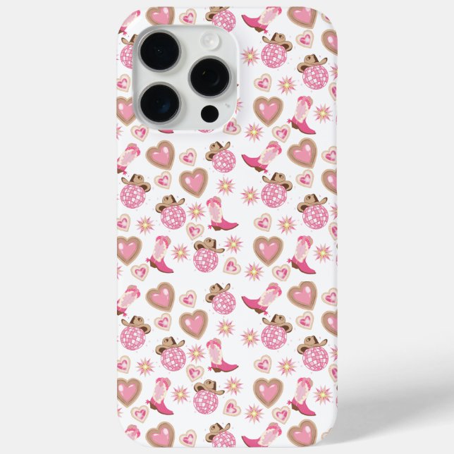 Coques Case-Mate iPhone Disco Cowgirl Valentine iPhone Phone Case (Verso)
