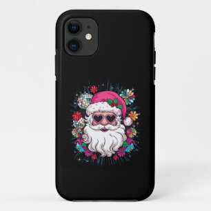 Case-Mate iPhone Case Disco Rose Père Noël Noël Fête de Noël Drôle