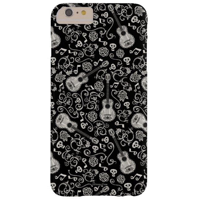 Coques Case-Mate iPhone Disney Pixar Coco| Guitare et Motif Rose (Dos)