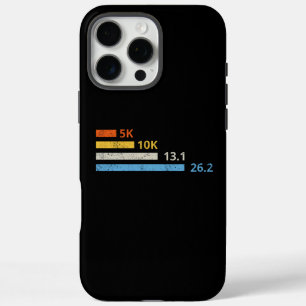Coques iPhone 16 Pro Max Distances de course I - 5K 10K 13,1 26,2 Marathoni
