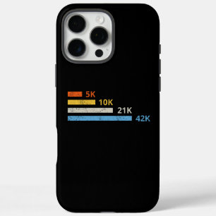 Coques iPhone 16 Pro Max Distances de course II - 5K 10K 21K 42K Marathoner
