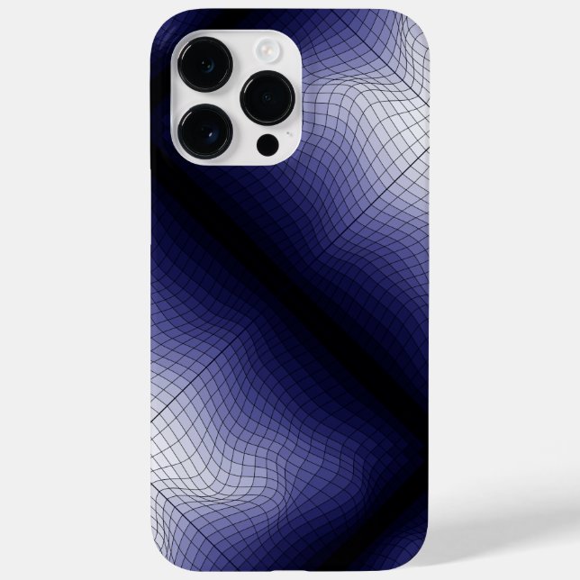 Coques Case-Mate iPhone Distorsion filaire.C01.GBluex4 (Verso)